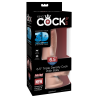 King Cock Gode king Cock avec Balls Triple Density 6.5 - 14 x 4 cm